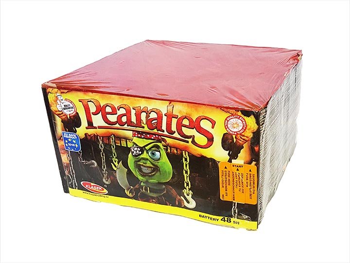 Pearates 48 pucnjeva / 25 mm rovný + kosi mažiar