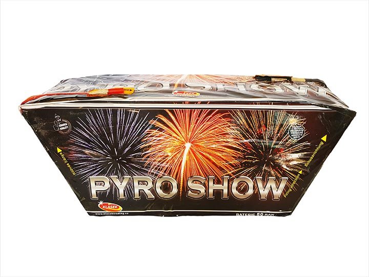 Pyro Show 50 pucnjeva / 30 mm - kosi s konektorom