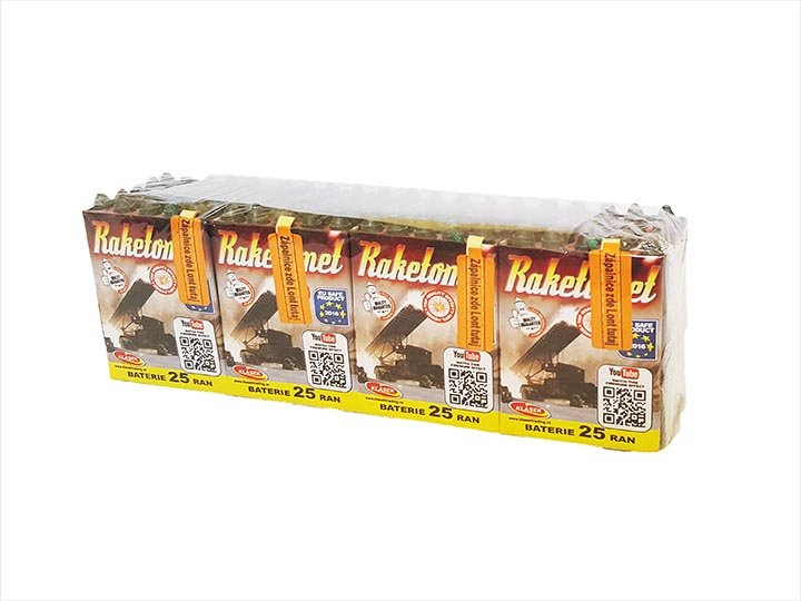 Raketomet 25 pucnjeva 4 kom