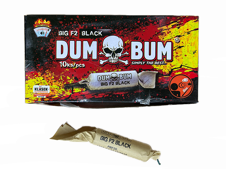 Dum Bum Big F2 black 10kom