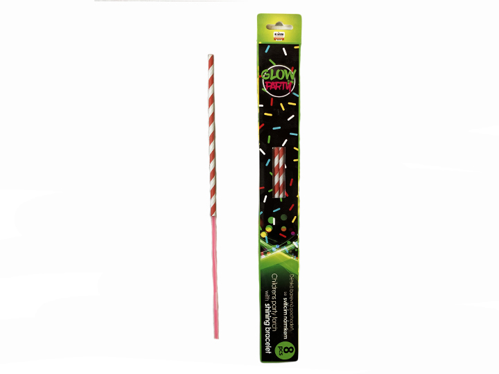 Childrens party torch with shining bracelet 8 kom