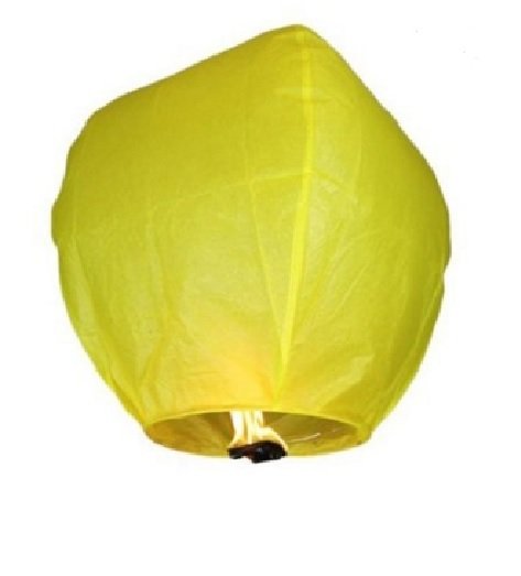 Leteći lampion sreće - žuti 10kom